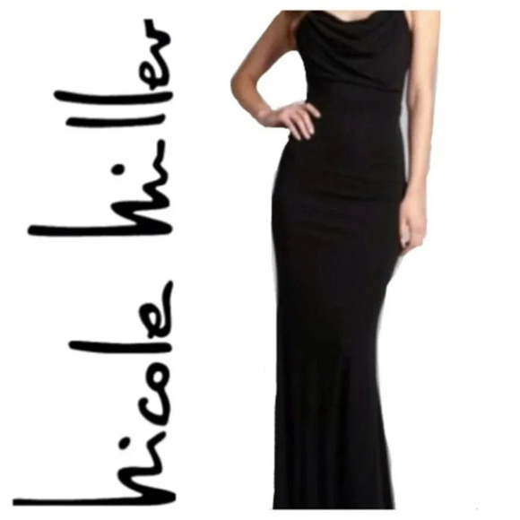 Nicole Miller- prom Black Formal Dress - Picture 1 of 8